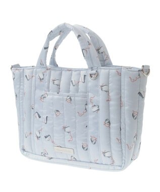 Maison de FLEUR ペンギンキルトショルダーバッグ Light Blue