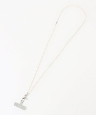 J.PRESS LADIES 【WEB限定・2way】パール スマホ ストラップ ホワイト系