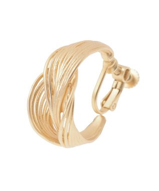 AMERICAN HOLIC フェザーフープイヤリング Gold