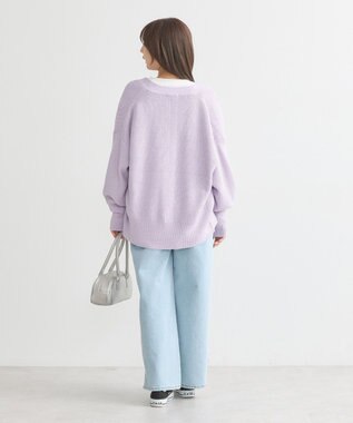 earth music&ecology ダブルタックワイドデニムパンツ Light Indigo