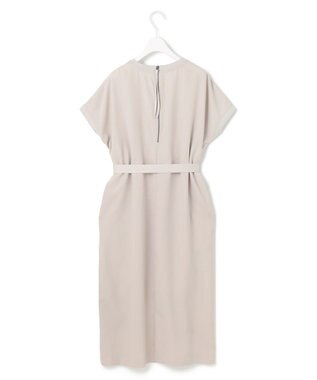 ICB L 【WEB限定・接触冷感・UVケア・速乾・防シワ・洗える】 FluidBackSatin  ワンピース トープ系