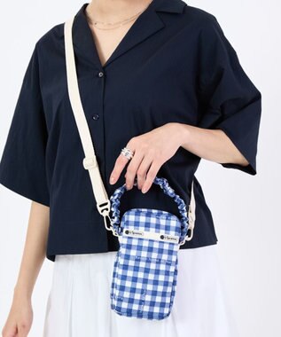 LeSportsac 【天使なんかじゃない】GH MINI PHONE XBODY/テンナイチェック テンナイチェック