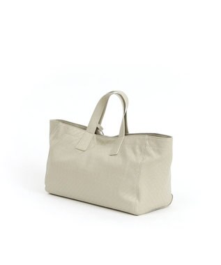 UNBILLION カシュカシュ cachecache / メッシュエンボス横長ショッパートート アイボリー