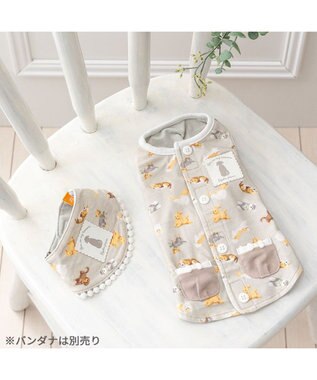 PET PARADISE ペットパラダイス makokoro ホカリラ ベスト 中型犬 大型犬 グレイッシュベージュ