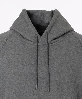 JOSEPH ABBOUD MOUNTAIN 【UNISEX】OG裏毛パイルエンブロイダリー パーカー グレー系