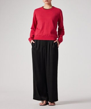 Paul Smith サテン ストレートパンツ ブラック