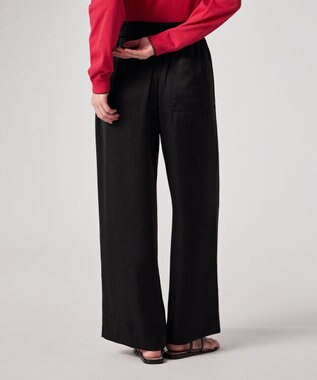 Paul Smith サテン ストレートパンツ ブラック