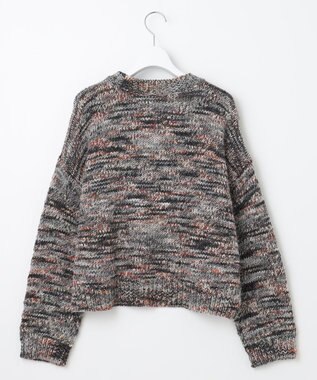 23区 【SLOW/一部店舗限定】カラーミックススラブ ニット ライトグレー系