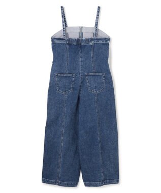 UNFILO L UNFILO DENIM オールインワン ミッドブルー