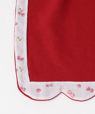 ANY KIDS 【Strawberry Collection】スナップボタン カーディガン レッド