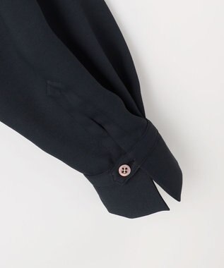 組曲 S ウーステッドライク ワンピース ネイビー系