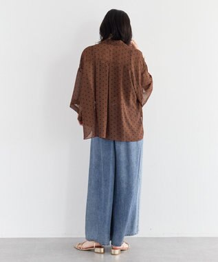 YECCA VECCA バイオ加工ヴィンテージデニムワイドパンツ Indigo