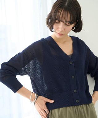 UNFILO 【新色登場】スクエアテレコタンクトップ チャコール