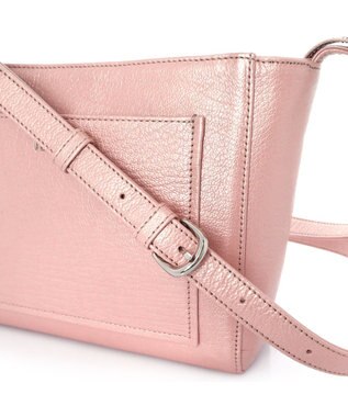 IBIZA レルシール　やぎ革　ショルダーバッグ 薄ピンク