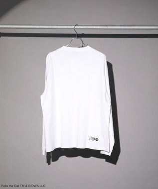 Green Parks ■ＦＥＬＩＸ　フェイスロゴｐｔ　ロンＴＥＥ White