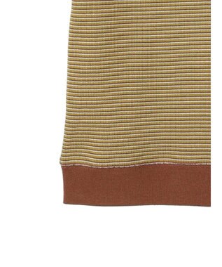 AMERICAN HOLIC ミジンボーダーカットプルオーバー Brown