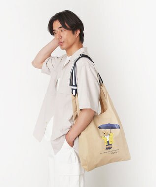 MOONBAT 【撥水】POLO RALPH LAUREN ベルト付きレインバッグ レインベア ベージュ