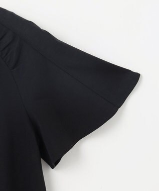 組曲 S 【WEB限定】スムースシルケット カットソー ブラック系