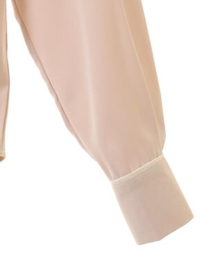 earth music&ecology バイカラータックブラウス Pink Beige