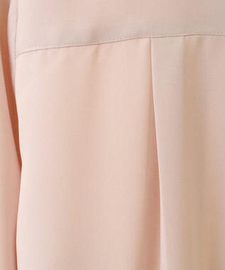 earth music&ecology バイカラータックブラウス Pink Beige