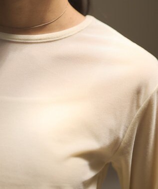 CRAFT STANDARD BOUTIQUE シアーベロアサイドギャザープルオーバー Cream