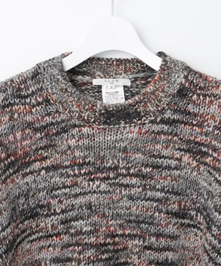 23区 S 【SLOW/一部店舗限定】カラーミックススラブ ニット ライトグレー系