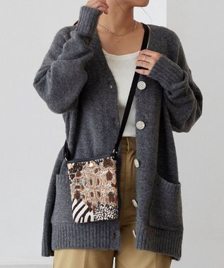 TOPKAPI 【TREASURE TOPKAPI】アニマルジャガード ミニポシェット ショルダーバッグ