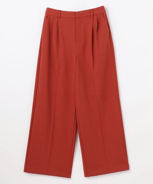 ANY 【LEE掲載/6サイズ展開/裏起毛/ウエストゴム】ウォームワイドパンツ オレンジ