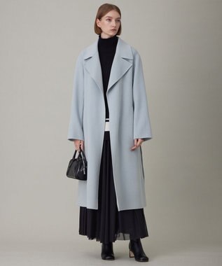 ICB 【人気のため新色追加】ウールリバー トレンチコート フォグブルー系