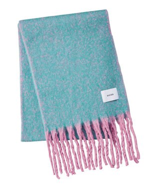 MOONBAT estaa ボリュームマフラー シャンブレー／手洗い可