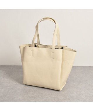 LA BAGAGERIE 【MONICA】収納いっぱいA4トート アイボリー
