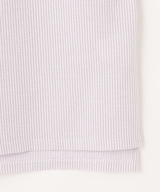 J.PRESS LADIES L 【WEB限定カラーあり・抗菌消臭・吸水速乾】サッカージャージー フレンチスリーブ カットソー ふじ色系1