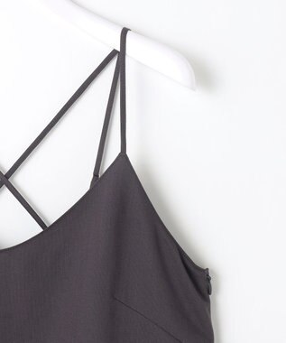 ANY SIS L 【洗える】カットワークエンブロイダリー ワンピース スレート