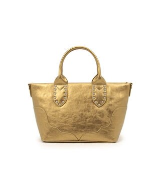 ANNA SUI ルミナス 2WAYハンドバッグ（大） ゴールド