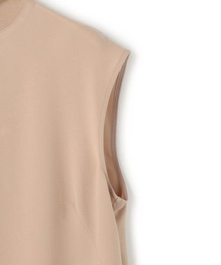 BEIGE， FLEUR / 異素材ネック ロングワンピース Beige