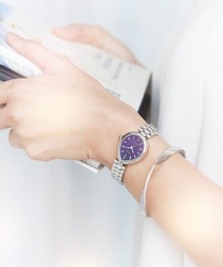 CITIZEN 【電池交換不要】ドロップ形状のジュエリーライクウオッチ EM1200-55X シルバー シルバー