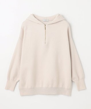 ANY 【洗える】スウェットライクフーディ オイスター