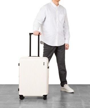 ACE BAGS & LUGGAGE 【WEB限定】ACE クレスタS スーツケース 60/73L ストッパー付き 09162 エース アイボリー