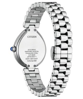 CITIZEN 【電池交換不要】ドロップ形状のジュエリーライクウオッチ EM1200-55X シルバー シルバー