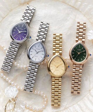 CITIZEN 【電池交換不要】ドロップ形状のジュエリーライクウオッチ EM1200-55X シルバー シルバー