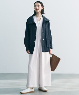 UNFILO L スタンド ZIPアウター ネイビー