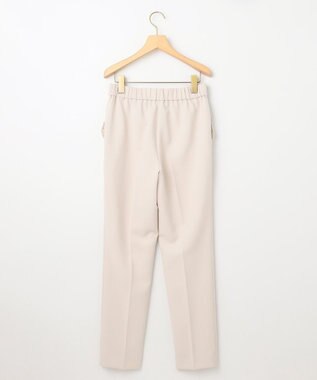 組曲 L 【KUMIKYOKU NAVY】コンフォータブルドレープ フリルテーパードパンツ サンドベージュ系