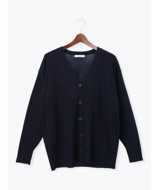 Te chichi 【雑誌掲載アイテム】2WAYカシュクールVネックカーディガン《2026 spring catalog item》 ネイビー