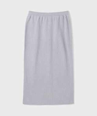 GRACE CONTINENTAL ラメタイトニットスカート グレー