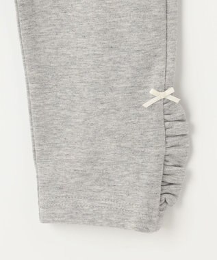 組曲 KIDS 【110-140cm】ストレッチ天竺 レギンス(フルレングス) グレー系