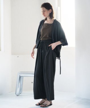 YECCA VECCA 【UVカット/遮熱/接触冷感】COOL袖シアージャケット Charcoal Gray