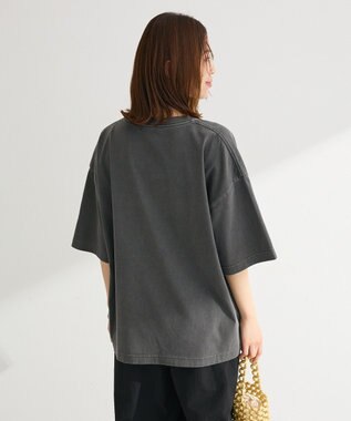 Green Parks ピグメントロゴＴシャツ Charcoal Gray