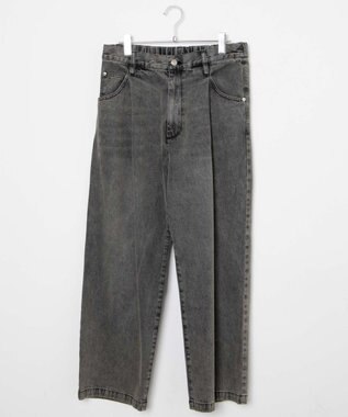 WEGO スケーターズ　タックワイドデニムパンツ イエローその他