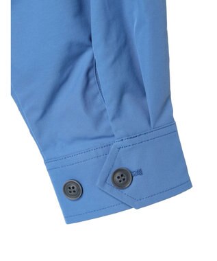 Green Parks 撥水加工　ケア楽ステンカラーミドル丈コート Blue