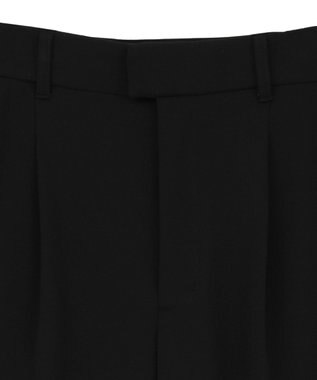 Green Parks Ｏ．きれいシルエットテーパードパンツ Black